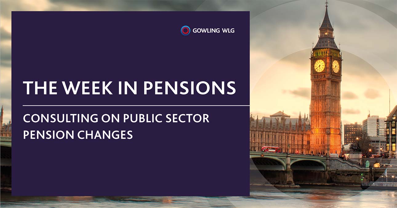 Consulting on public sector pension changes