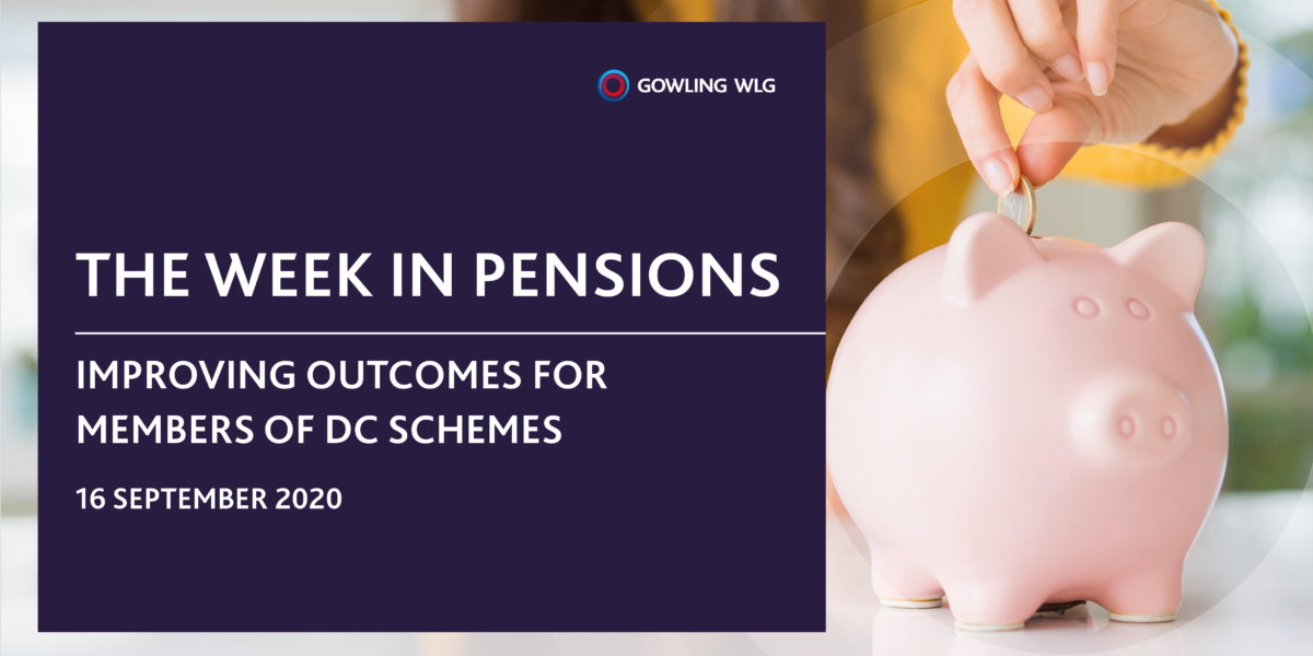 Improving outcomes for members of DC schemes