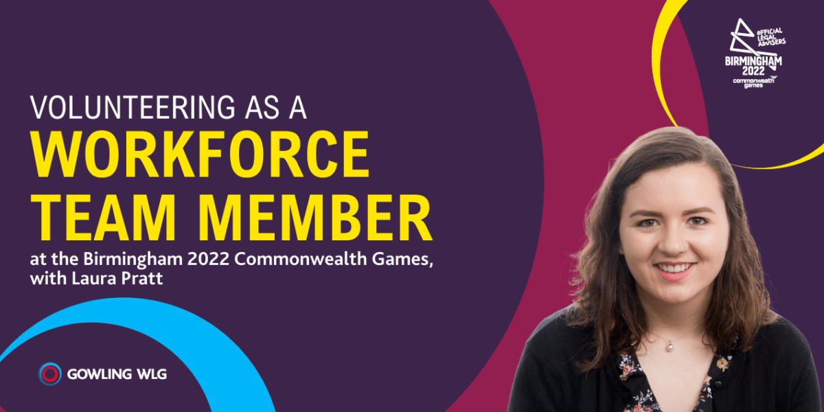 Volunteering as a Workforce Team Member at the Birmingham 2022 Commonwealth Games