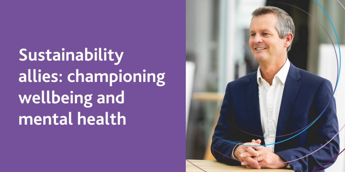 Sustainability allies: championing wellbeing and mental health