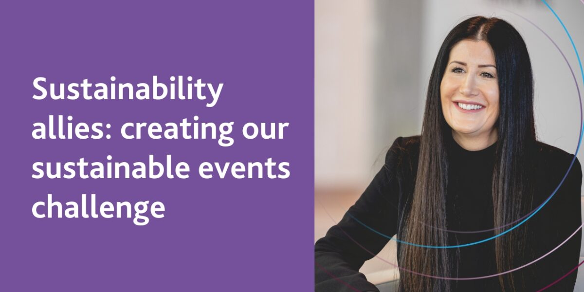 Sustainability allies: creating our sustainable events challenge